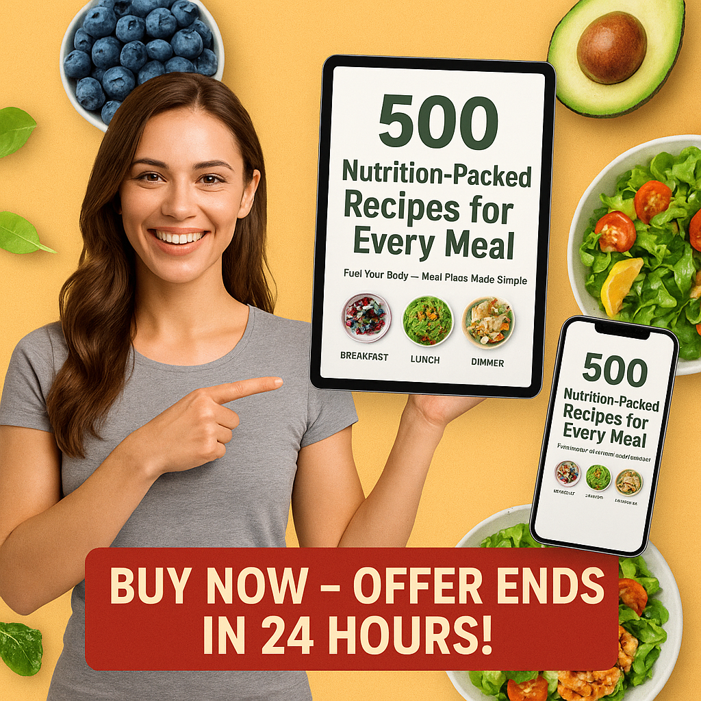 500- Recipes For High Nutration Meal Pack