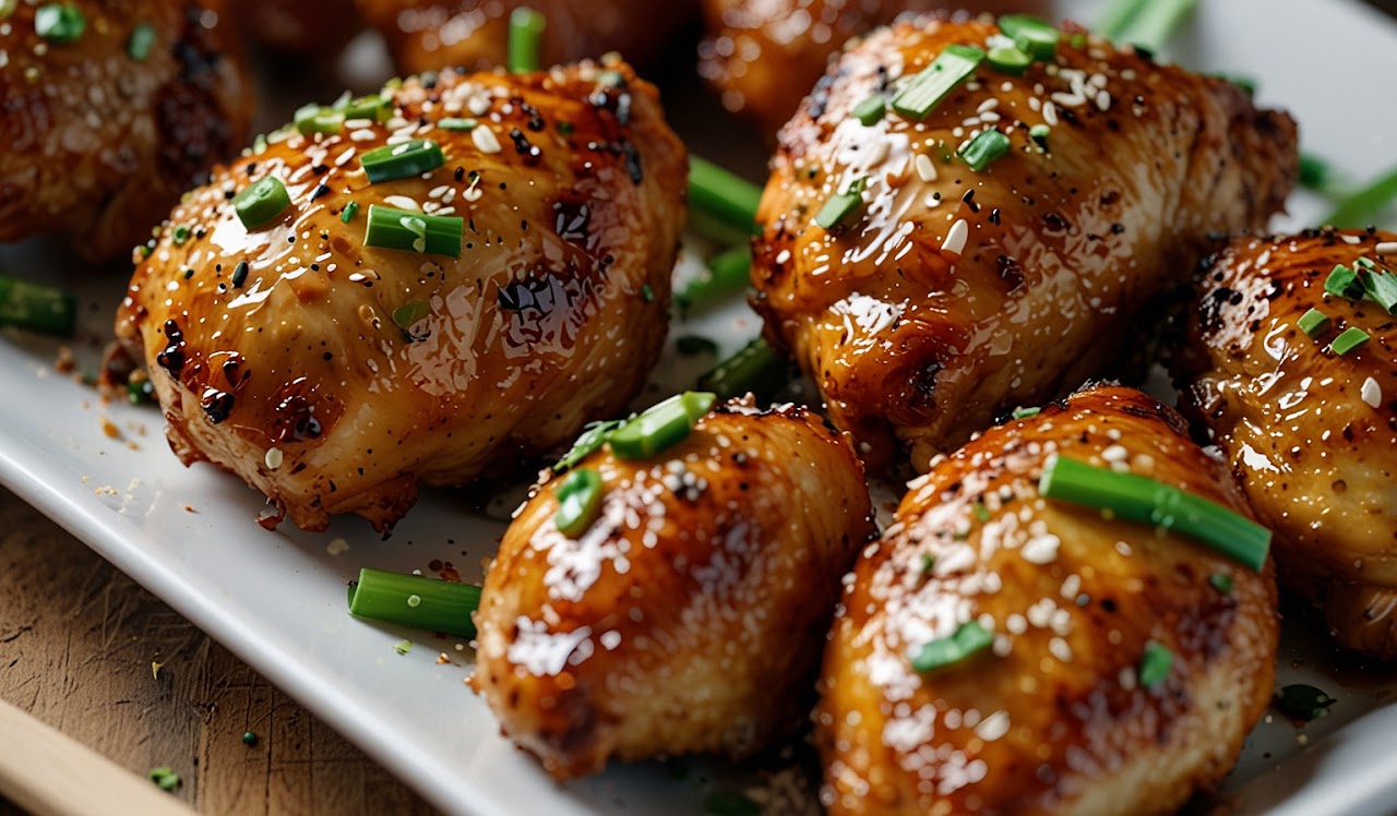 Air Fryer Honey Garlic Chicken
