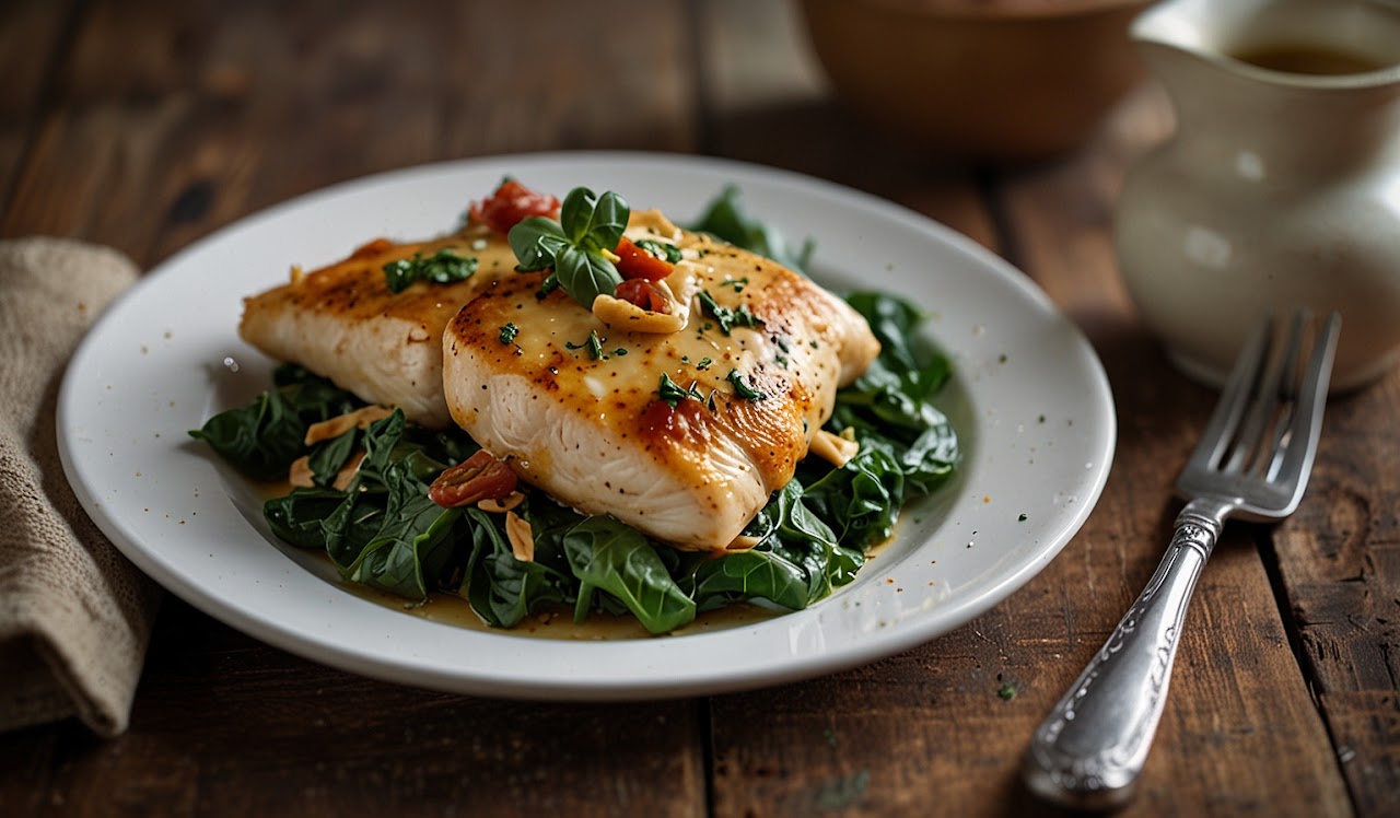Baked Garlic Parmesan Crusted Chicken