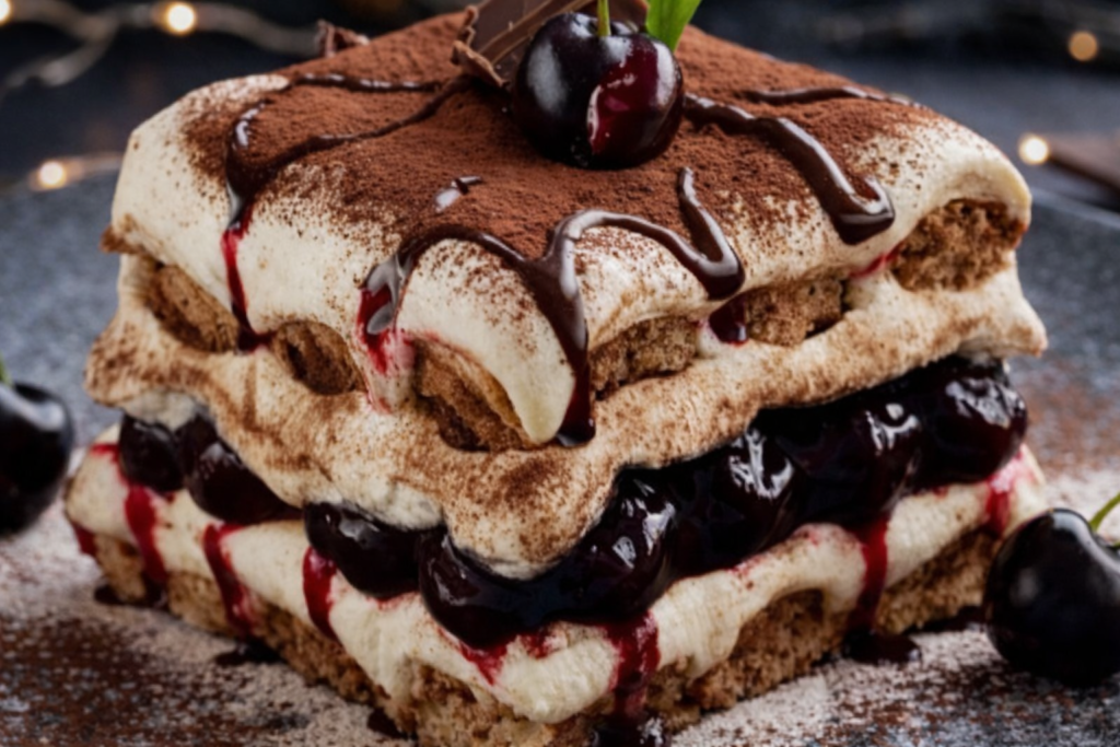 Black Forest Tiramisu