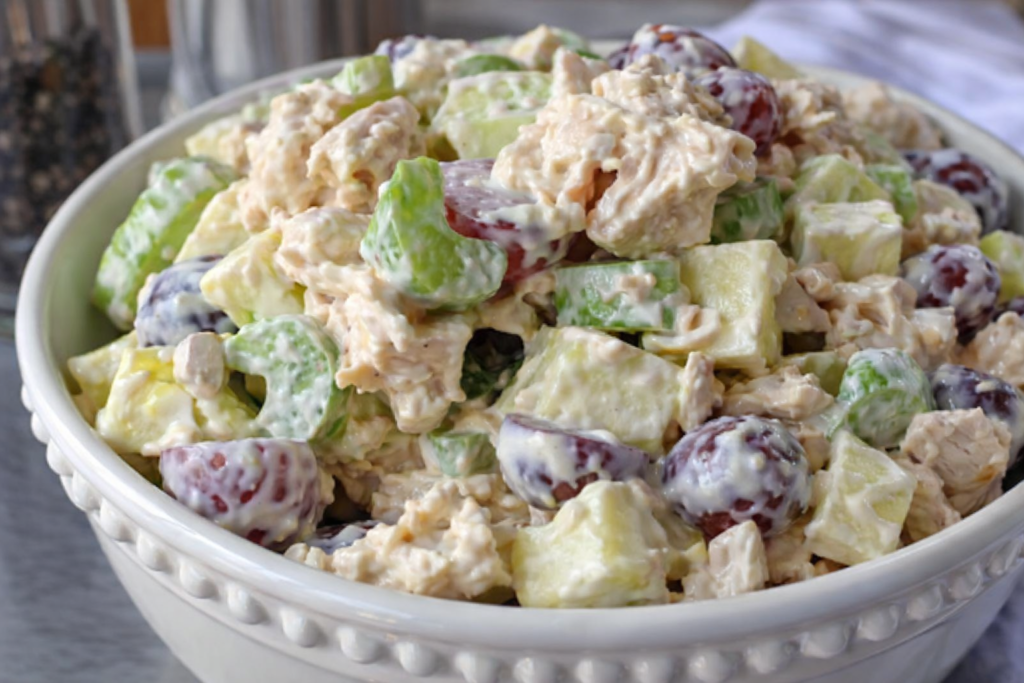 Healthy Waldorf Chicken Salad
