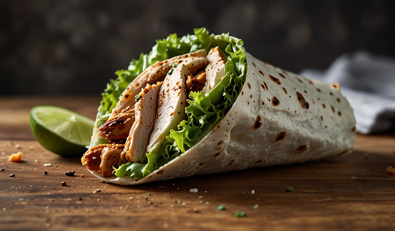 Chicken Avocado Ranch Burritos