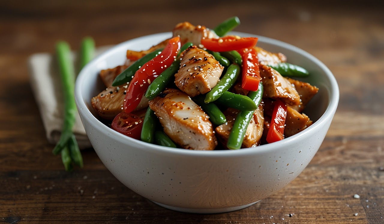Chicken Green Bean Stir Fry