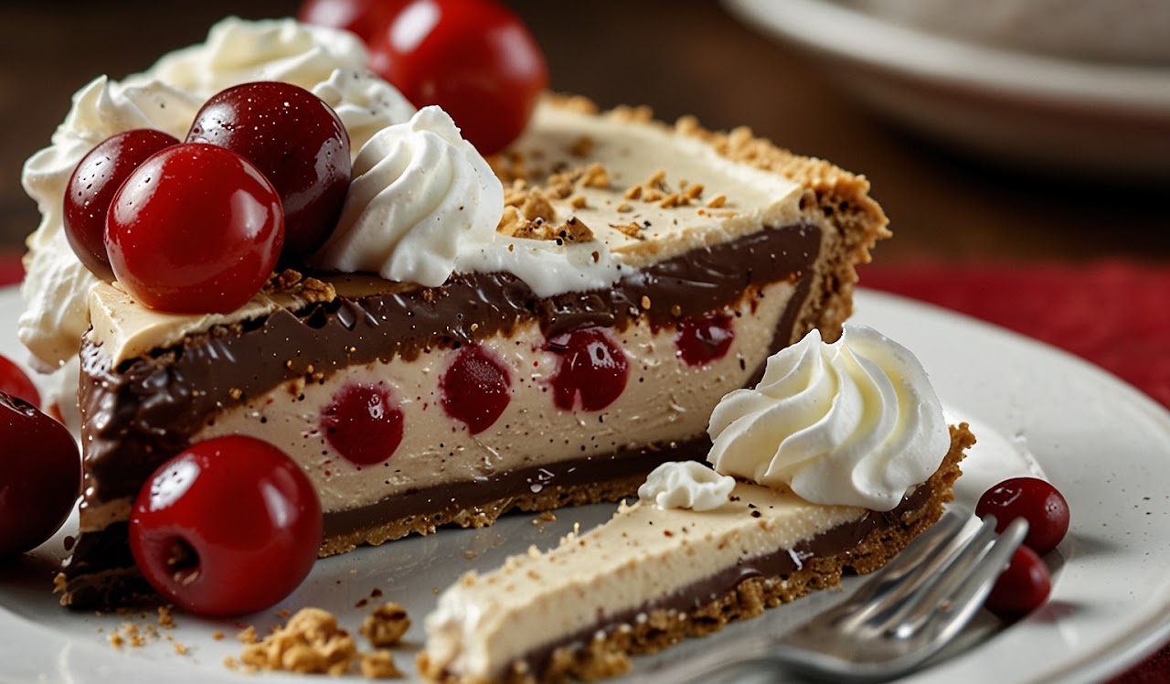 Chocolate Cherry Cream Pie