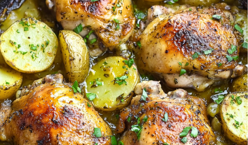 Classic Chicken Vesuvio