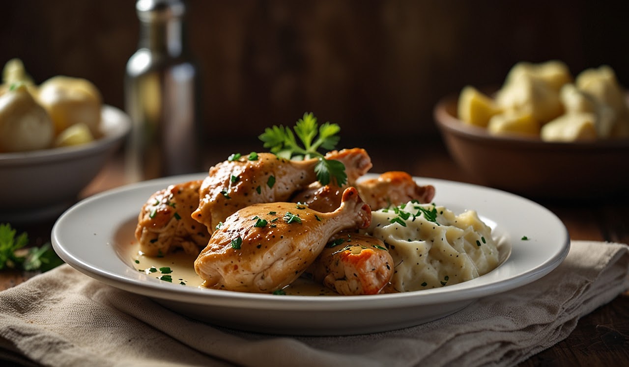 Creamy Garlic Butter Chicken Recipe