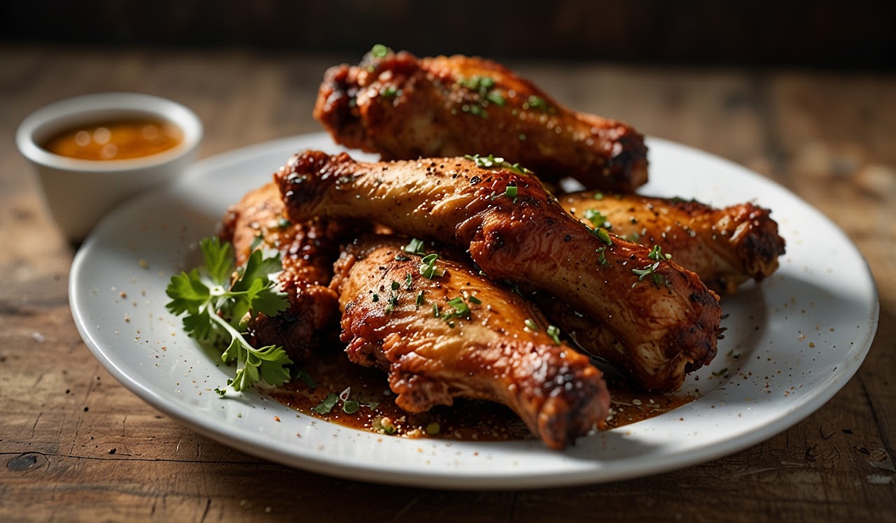 Crispy Dry Rub Chicken Wings