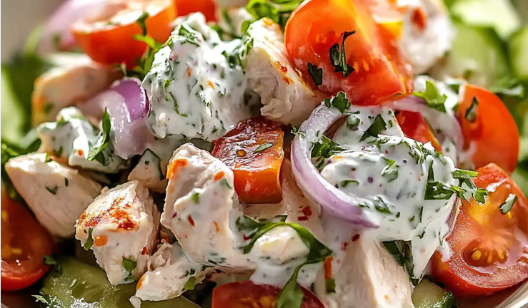 Delicious Tzatziki Chicken Salad