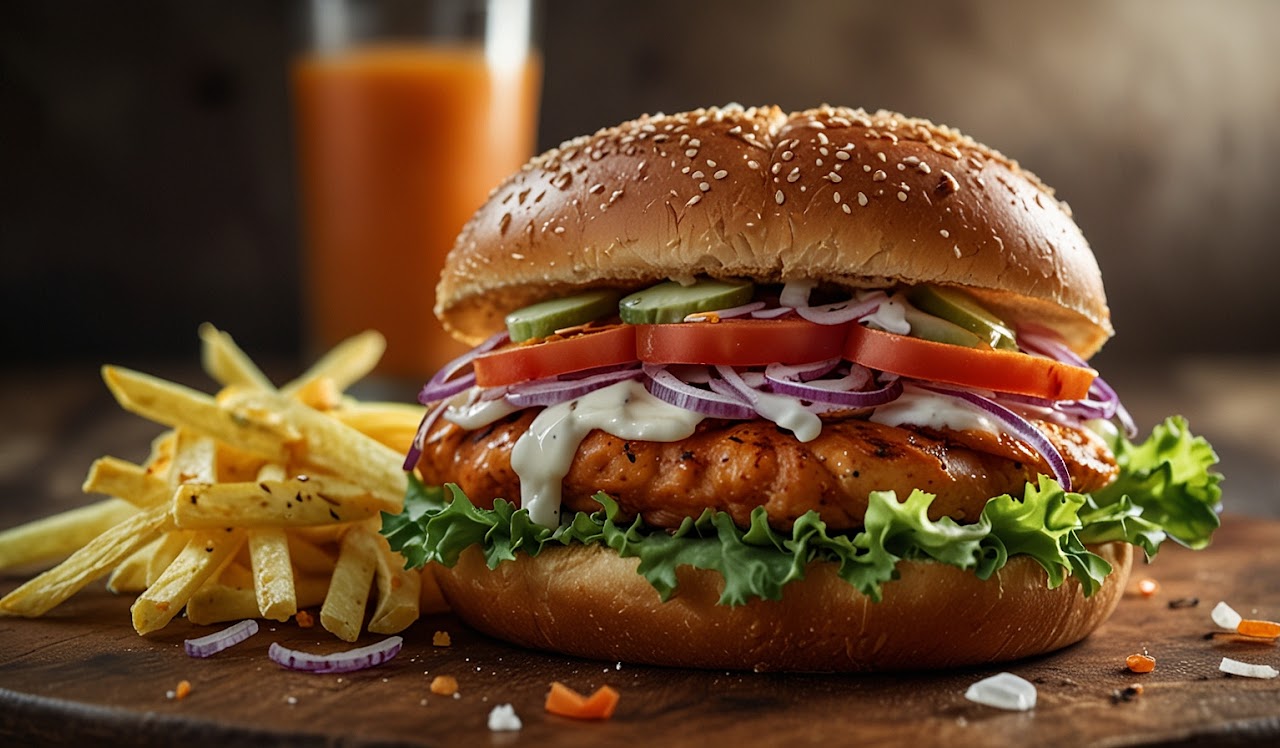 Grilled Buffalo Chicken Sandwiches