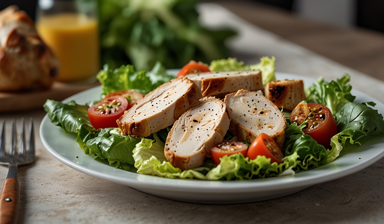 Grilled Chicken Caesar Salad