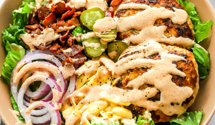 Healthy Turkey Burger Bowl
