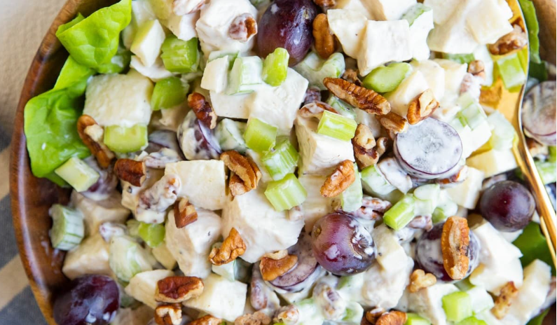 Healthy Waldorf Chicken Salad