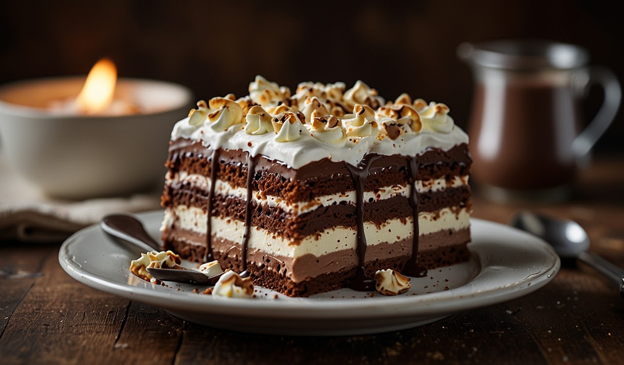 Hot Chocolate Lasagna