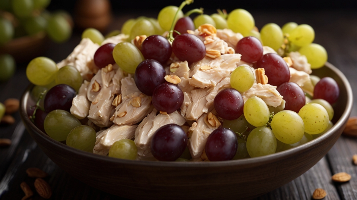 Chicken Salad with Grapes and Honey