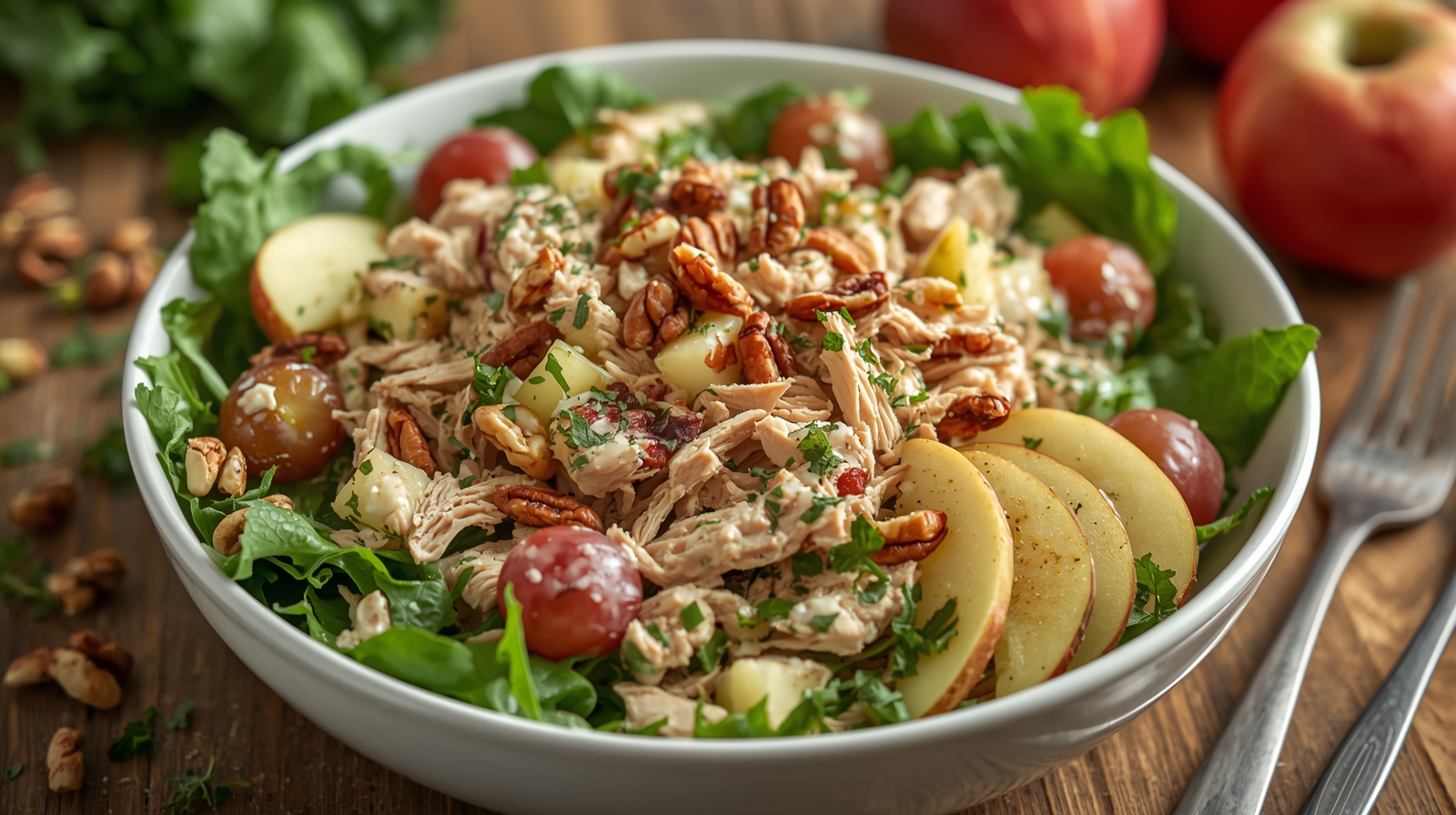 Chicken Salad with Grapes and Apples