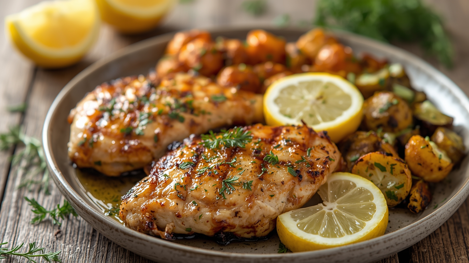 Paleo Lemon Dill Chicken