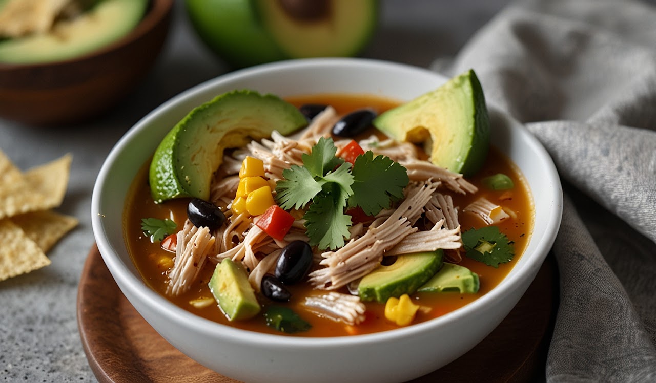 Poblano Chicken Tortilla Soup