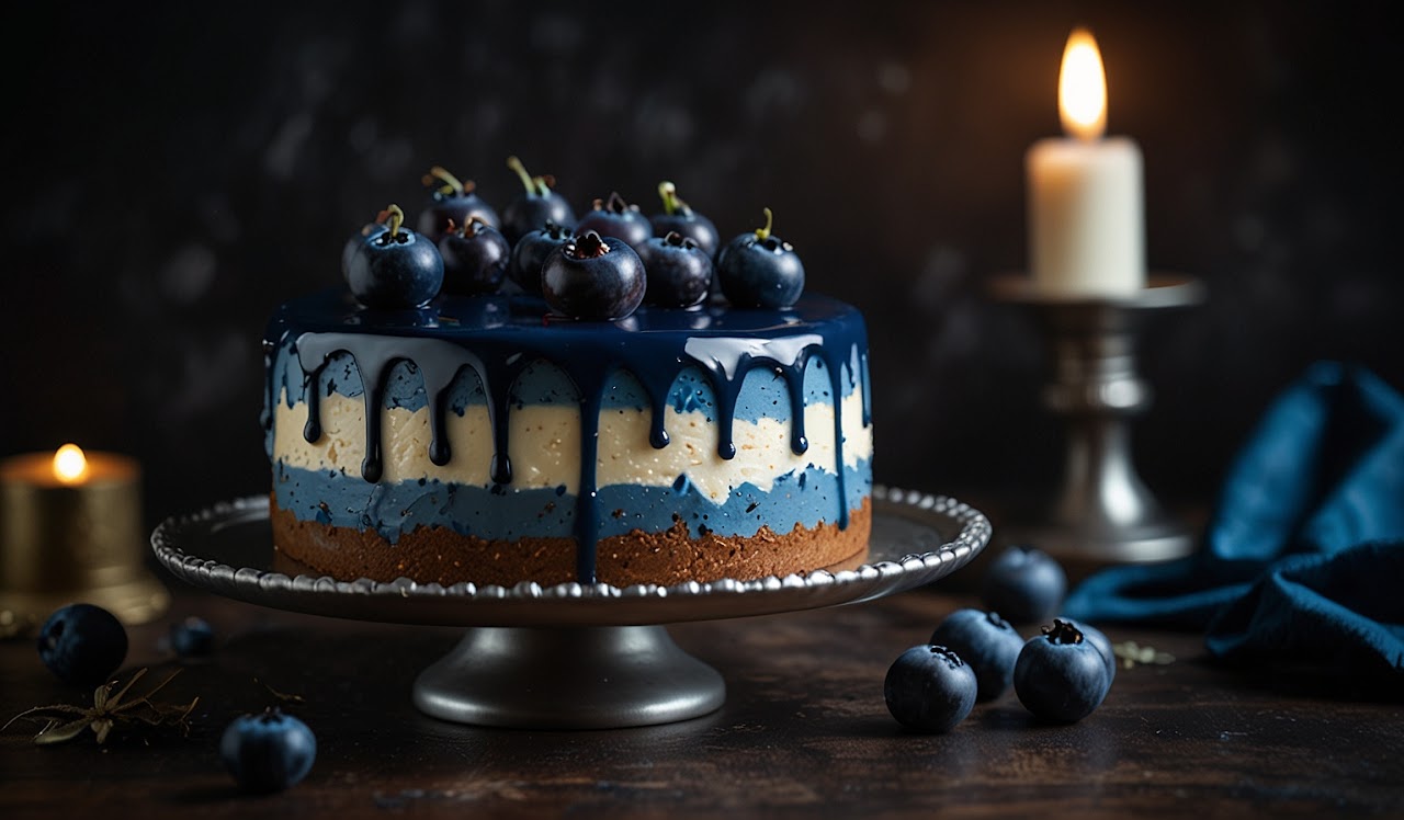 Ravenclaw Midnight Blueberry Cheesecake