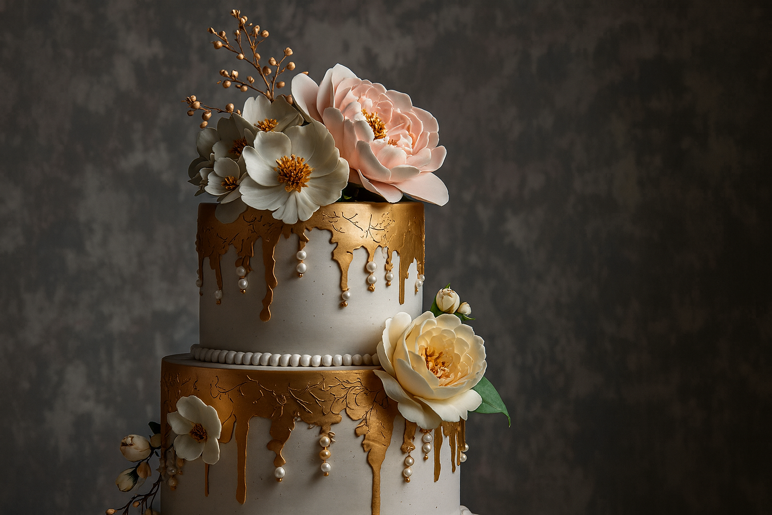 Modern Luxury Wedding Cake