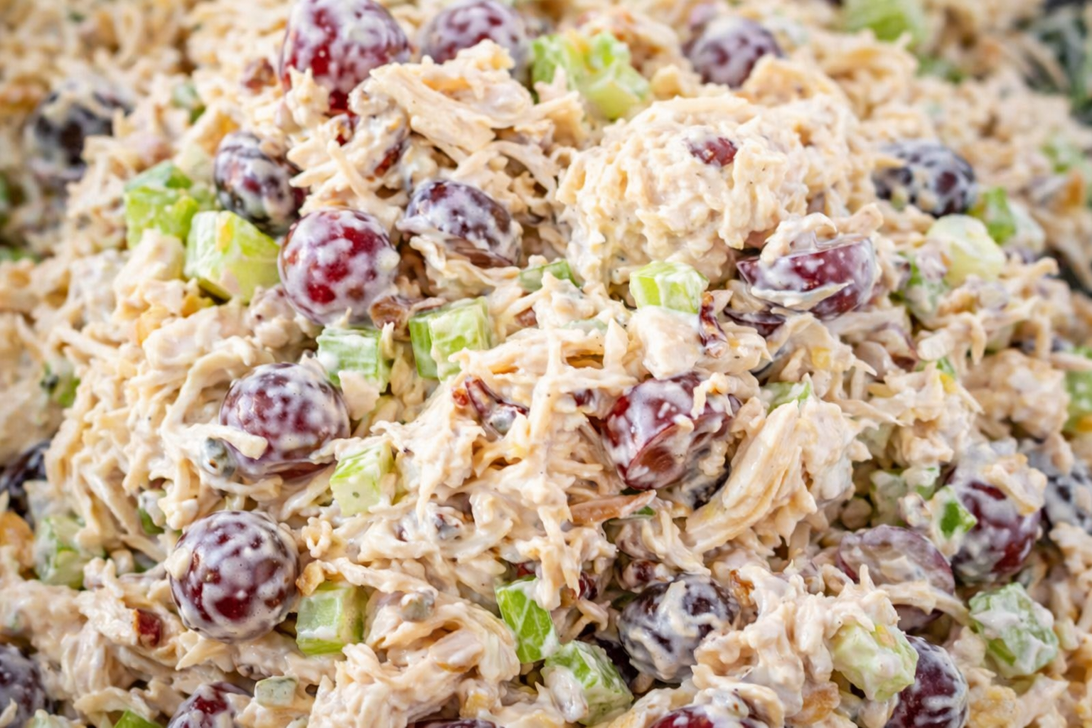 Best Ever Chicken Salad with Grapes