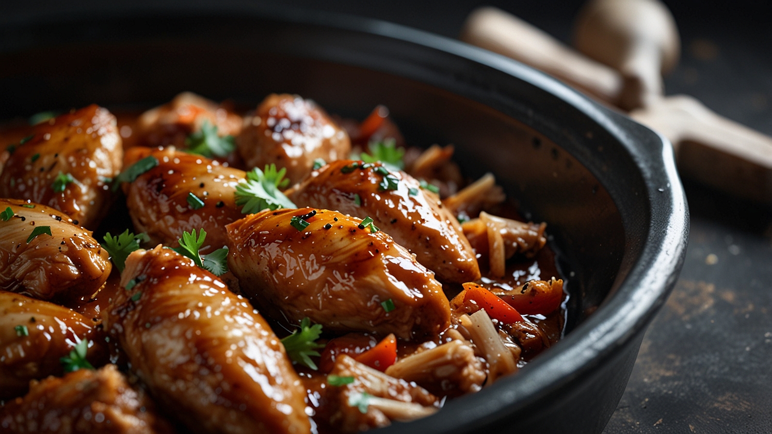 Crock Pot Bourbon Chicken Recipe
