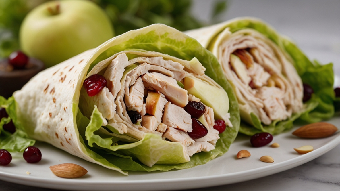 Chicken Apple Salad Wraps