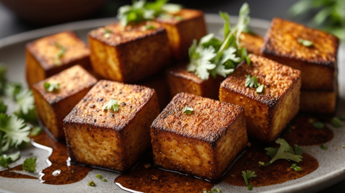Crispy Cajun Tofu Bites