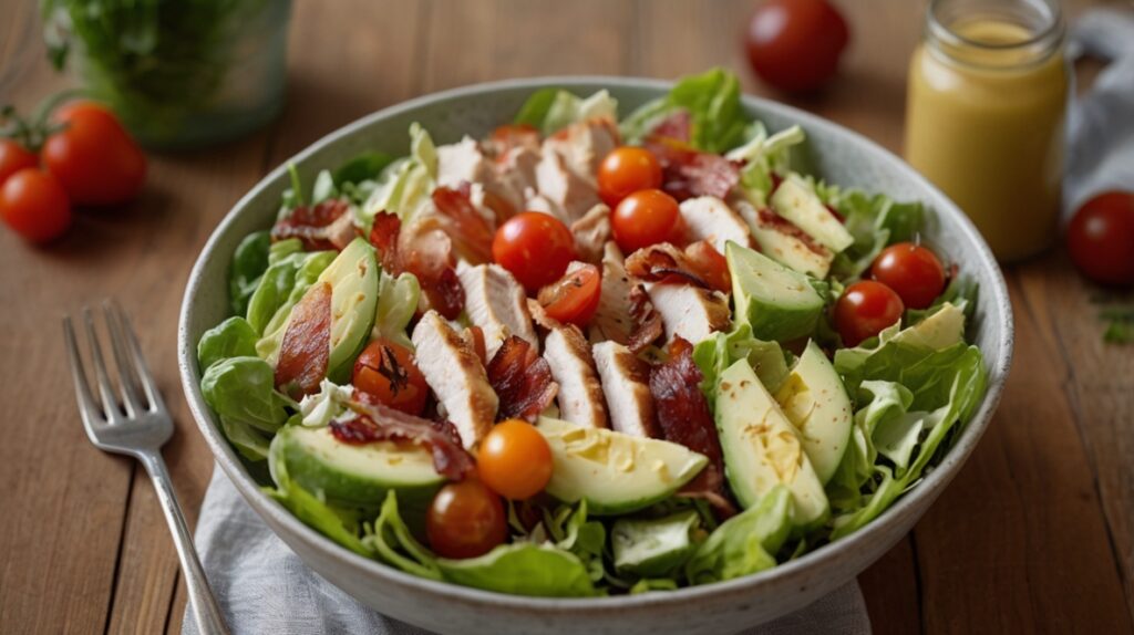 Easy BLT Chicken Chopped Salad