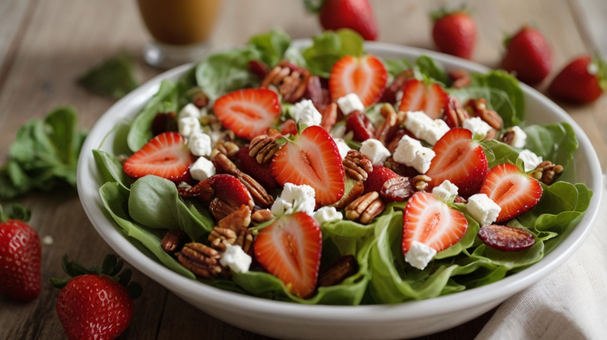 Strawberry Bacon Salad