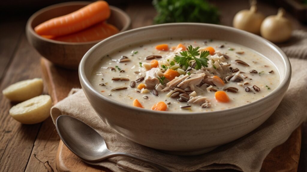 Crockpot Chicken Wild Rice Soup