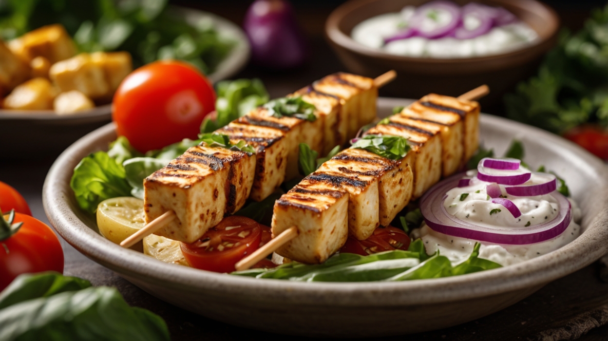 Greek-Style Tofu Souvlaki
