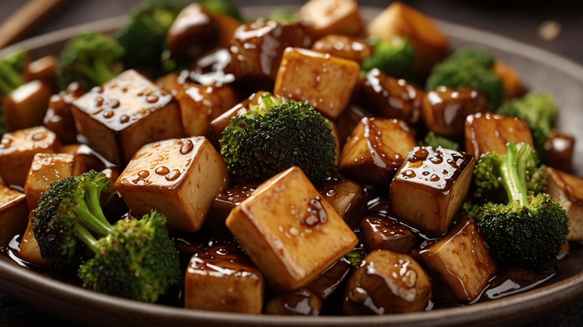Mushroom and Tofu Stir-Fry