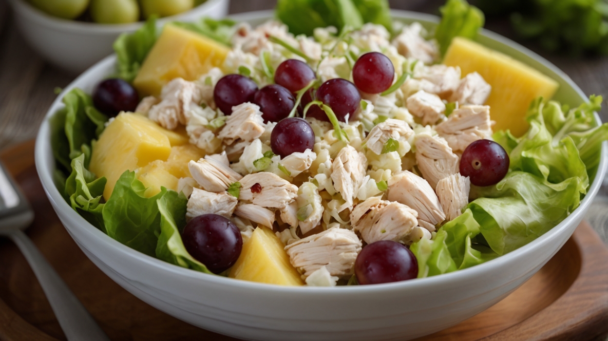 Best Ever Pina Colada Chicken Salad