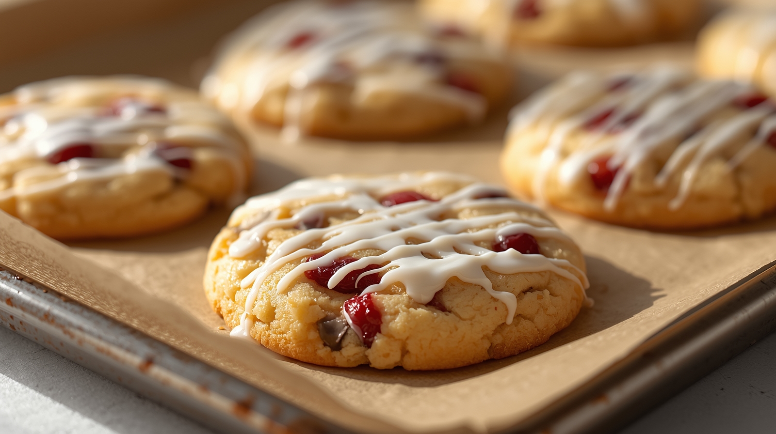 Christmas Cranberry Orange Cookies
