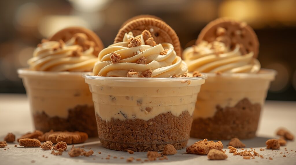 No-Bake Cookie Butter Cheesecake