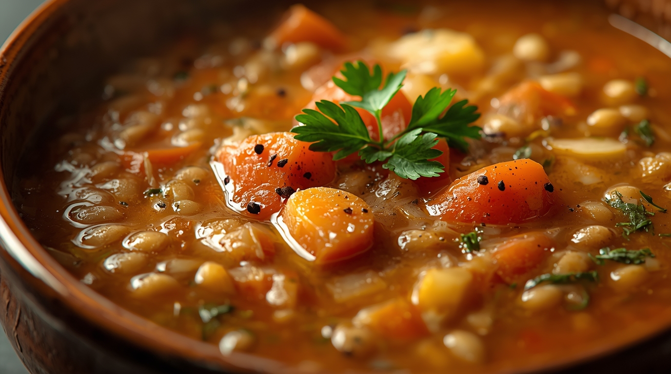 Homemade Mediterranean Lentil Soup