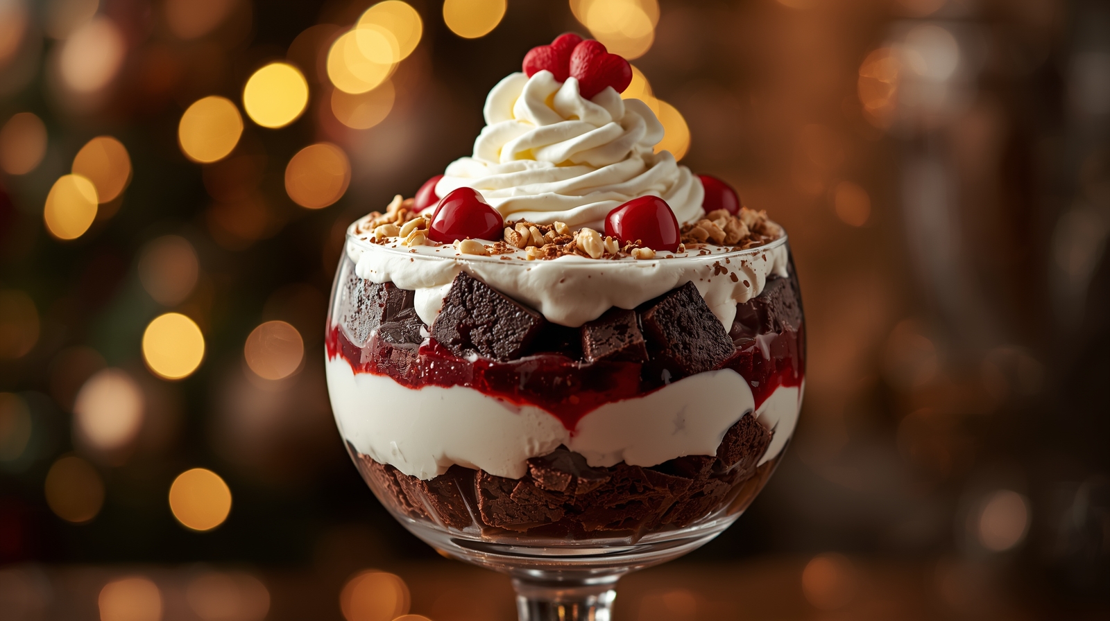 Black Forest Trifle for Christmas