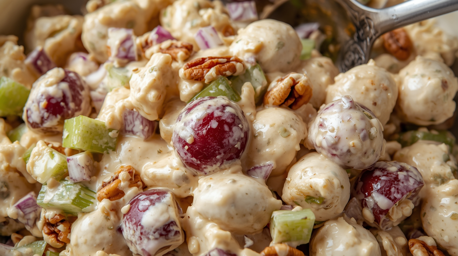Chicken Salad with Grapes And Pecans