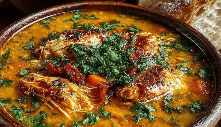 Creamy Pumpkin Chicken Soup