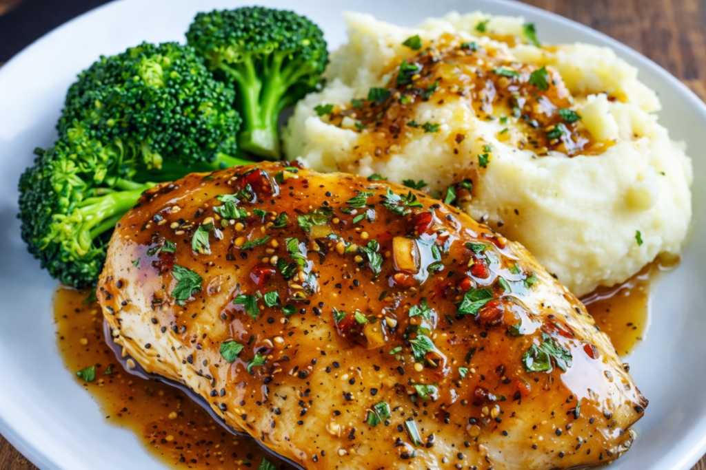 Rosemary Infused Baked Dijon Chicken