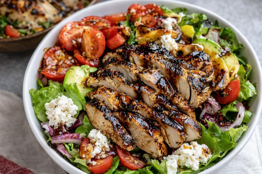 Balsamic Grilled Chicken Salad