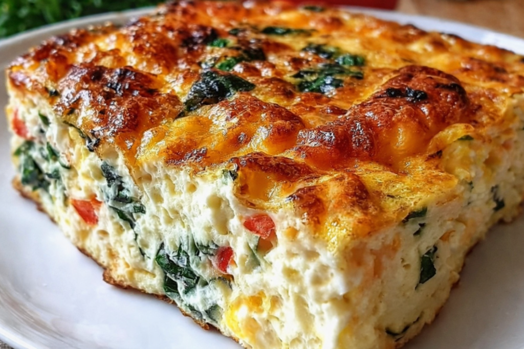 Cottage Cheese and Veggies Bake