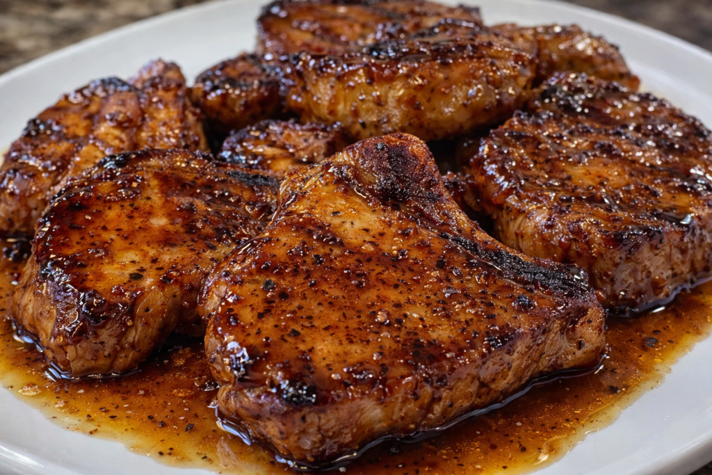 Brown Sugar Baked Pork Chops