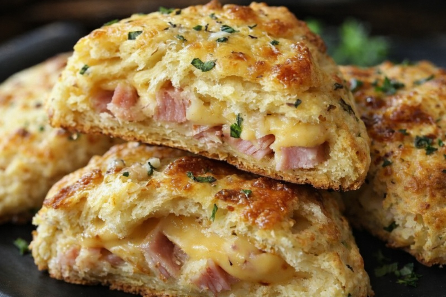 Irresistible Ham and Cheese Savory Scones