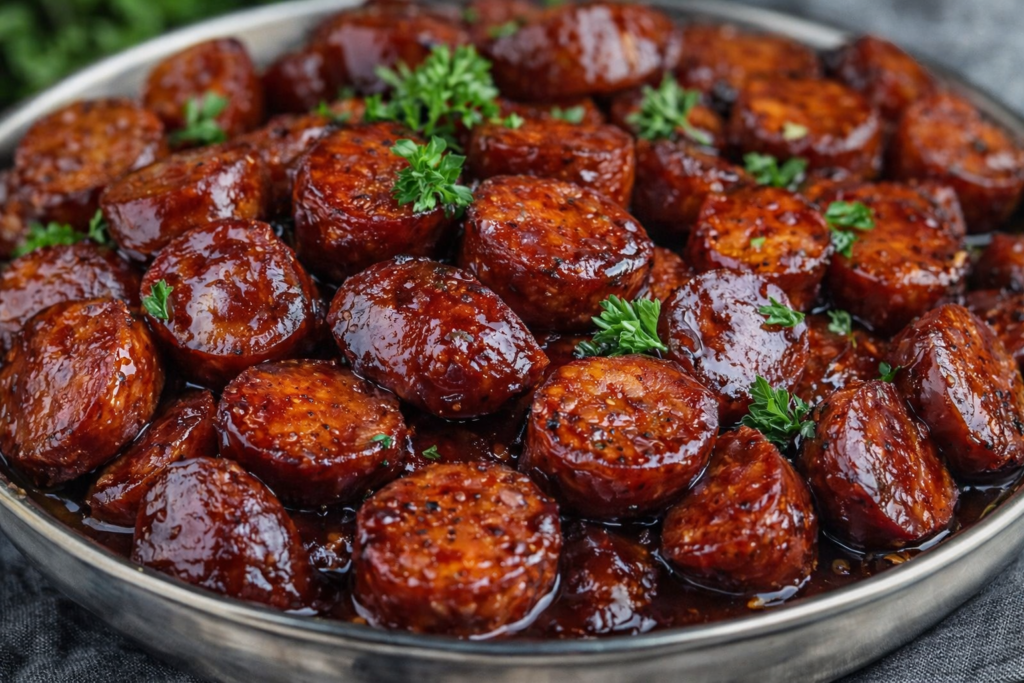 Slow Cooker Candied Kielbasa