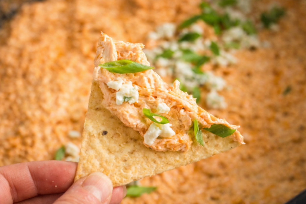 Crockpot Buffalo Chicken Dip
