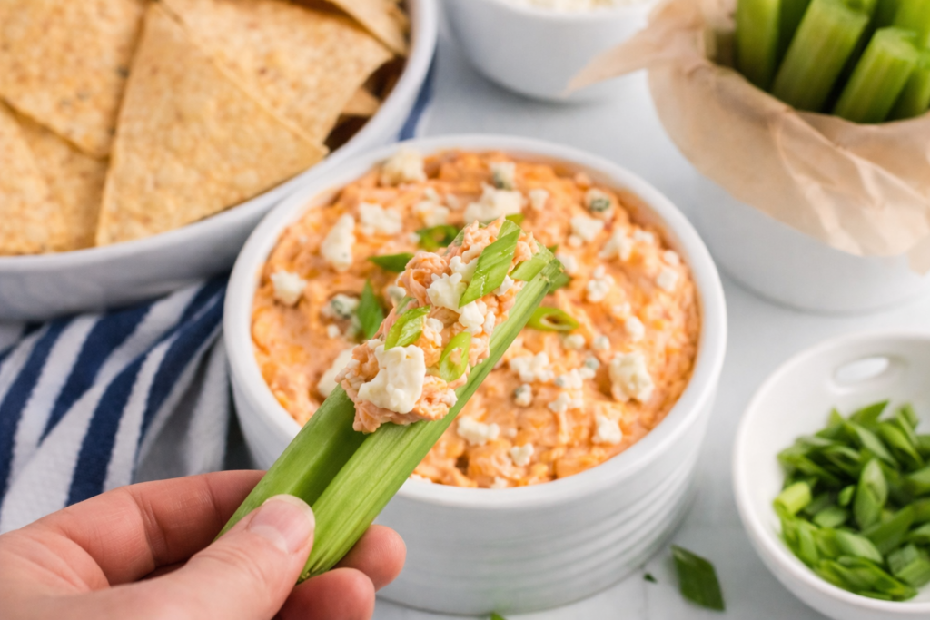 Crockpot Buffalo Chicken Dip