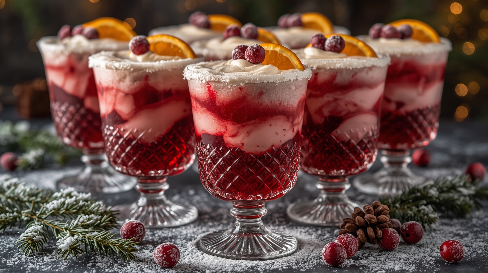 Winterberry Vanilla Swirl Mocktail