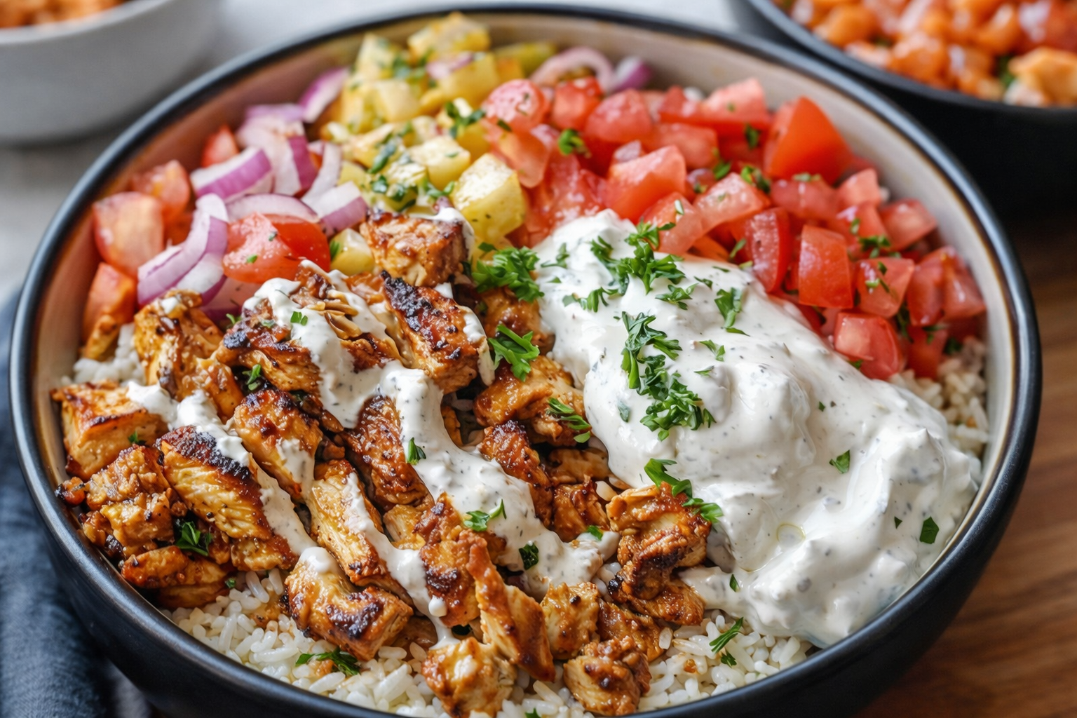 Chicken Gyro Bowls