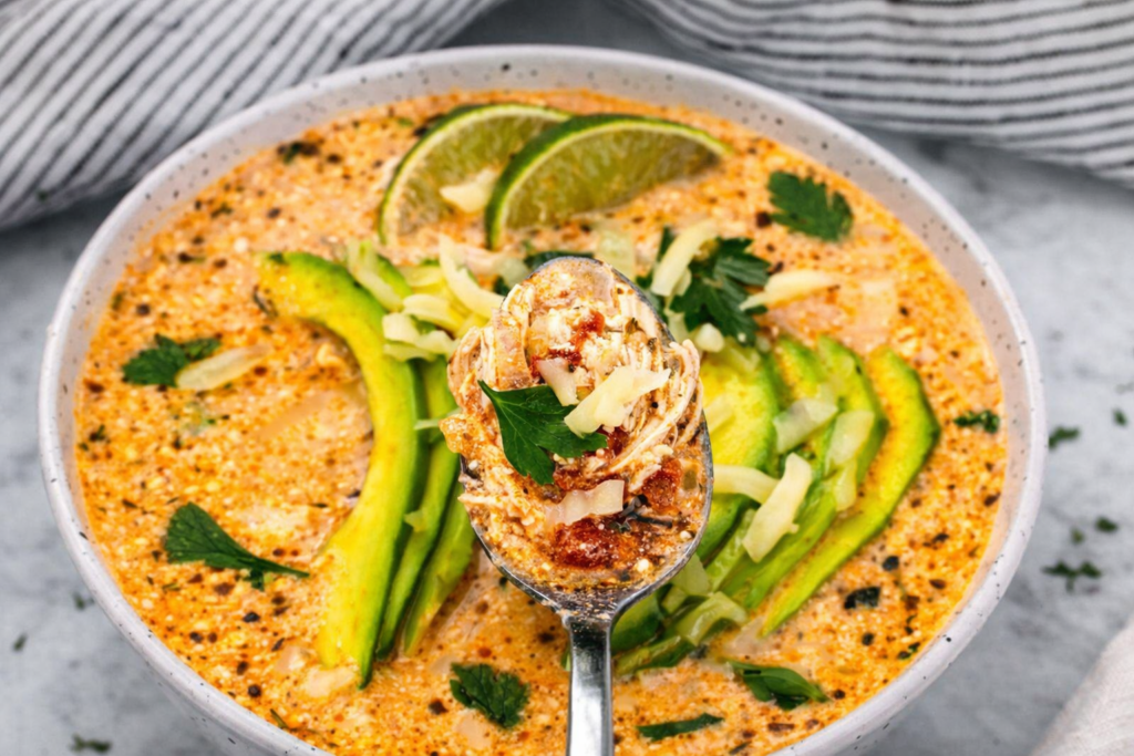Keto Chicken Tortilla Soup